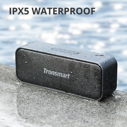 Tronsmart, T2 Mini 10W Bluetooth Portable Outdoor Speaker With Built In Battery, Up To 18 Hours Playtime 985906 Black