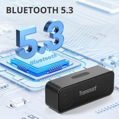 Tronsmart, T2 Mini 10W Bluetooth Portable Outdoor Speaker With Built In Battery, Up To 18 Hours Playtime 985906 Black