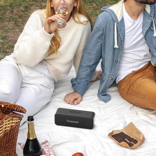 Tronsmart, T2 Mini 10W Bluetooth Portable Outdoor Speaker With Built In Battery, Up To 18 Hours Playtime 985906 Black