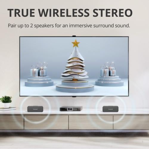 Tronsmart, T2 Mini 10W Bluetooth Portable Outdoor Speaker With Built In Battery, Up To 18 Hours Playtime 1000263 Gray