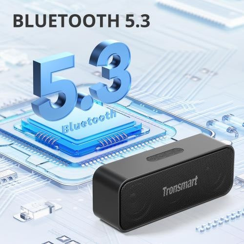 Tronsmart, T2 Mini 10W Bluetooth Portable Outdoor Speaker With Built In Battery, Up To 18 Hours Playtime 1000263 Gray