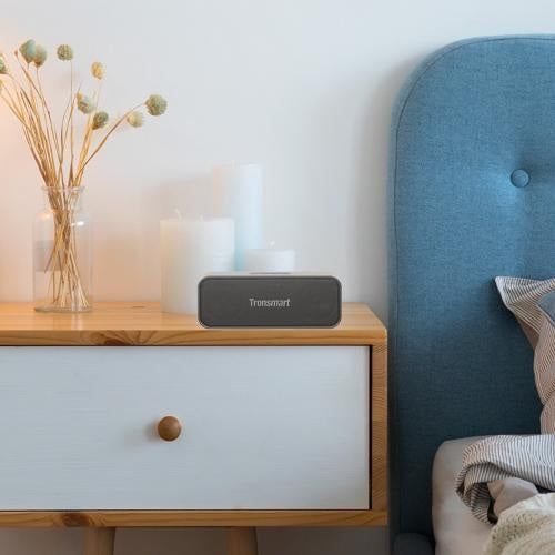 Tronsmart, T2 Mini 10W Bluetooth Portable Outdoor Speaker With Built In Battery, Up To 18 Hours Playtime 1000263 Gray