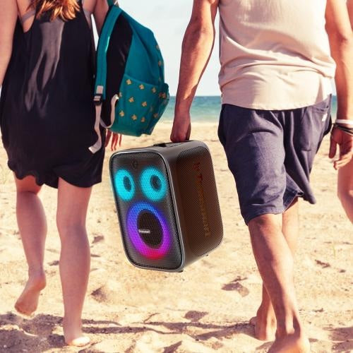 Tronsmart, Halo 200 120W Karaoke Bluetooth Party Speaker + 2 Wireless Microphone, With Soundpulse Audio & Built-In Powerbank, Up To 18 Hours Of Playtime 968233