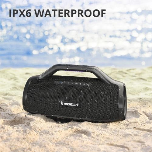 Tronsmart, Bang Max 130W Portable Party Speaker With Built In Power Bank And Customized Led, Up To 24 Hours Playtime 995053