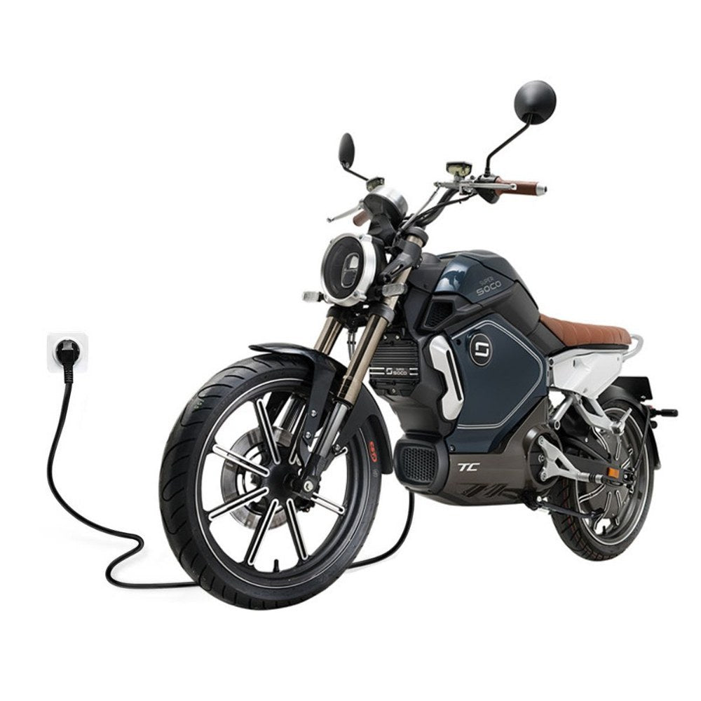 Super Soco, TC, Electric Motorcycle, Li-ion Removable Battery, Top Speed 65 Km/H, 1900W, Dark Green
