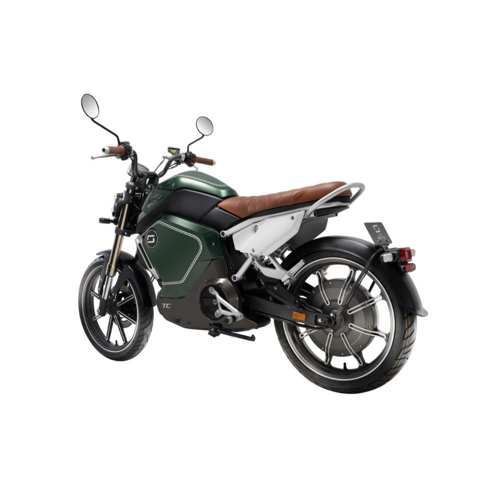 Super Soco, TC, Electric Motorcycle, Li-ion Removable Battery, Top Speed 65 Km/H, 1900W, Dark Green