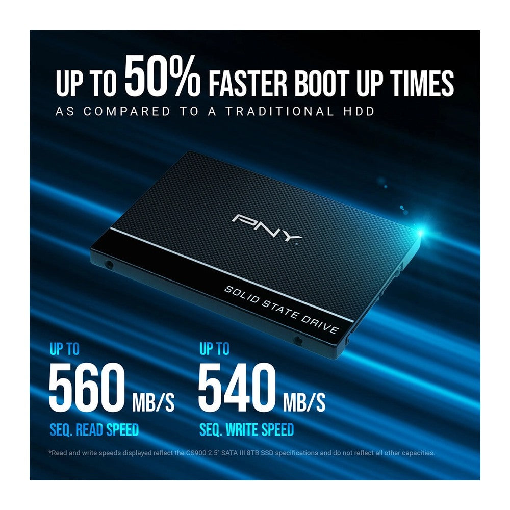 Pny, Cs900 Sata Ssd 1Tb 2.5