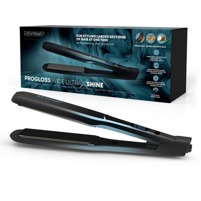 Revamp, Progloss Wide Ultra X Shine Ceramic Hair Straightener, ST-2000
