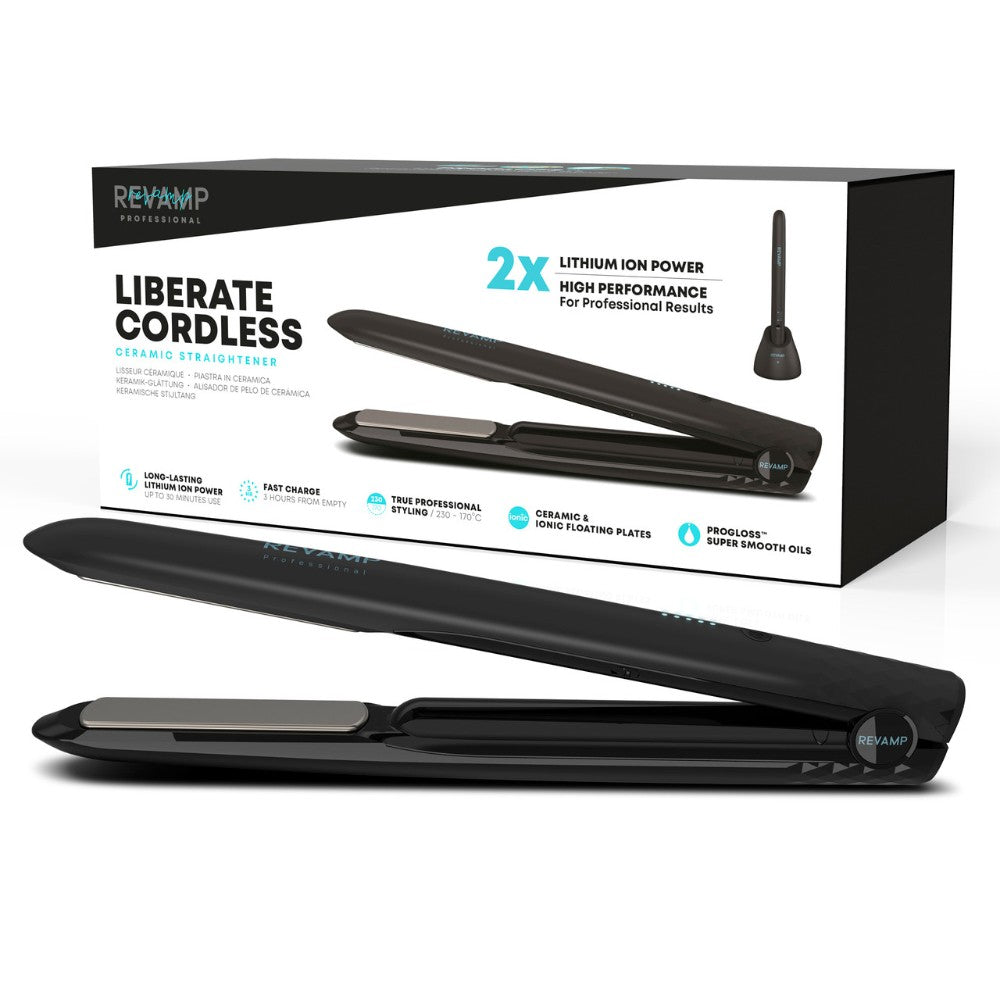 Revamp, Progloss Liberate Cordless Ceramic Hair Straightener, ST-2500