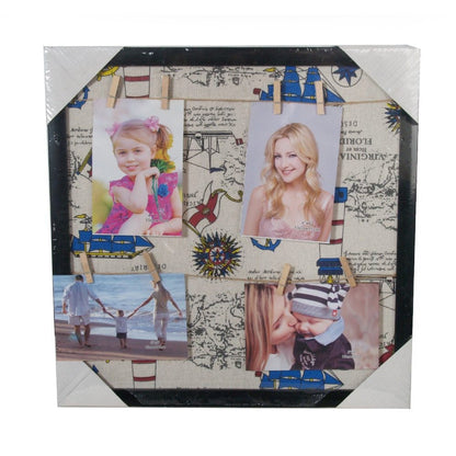 OGO, Large Square Photo Frame for clip hanging Photo Decoration 40x40cm Red