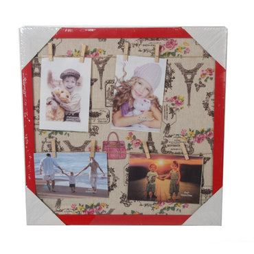 OGO, Large Square Photo Frame for clip hanging Photo Decoration 40x40cm Black
