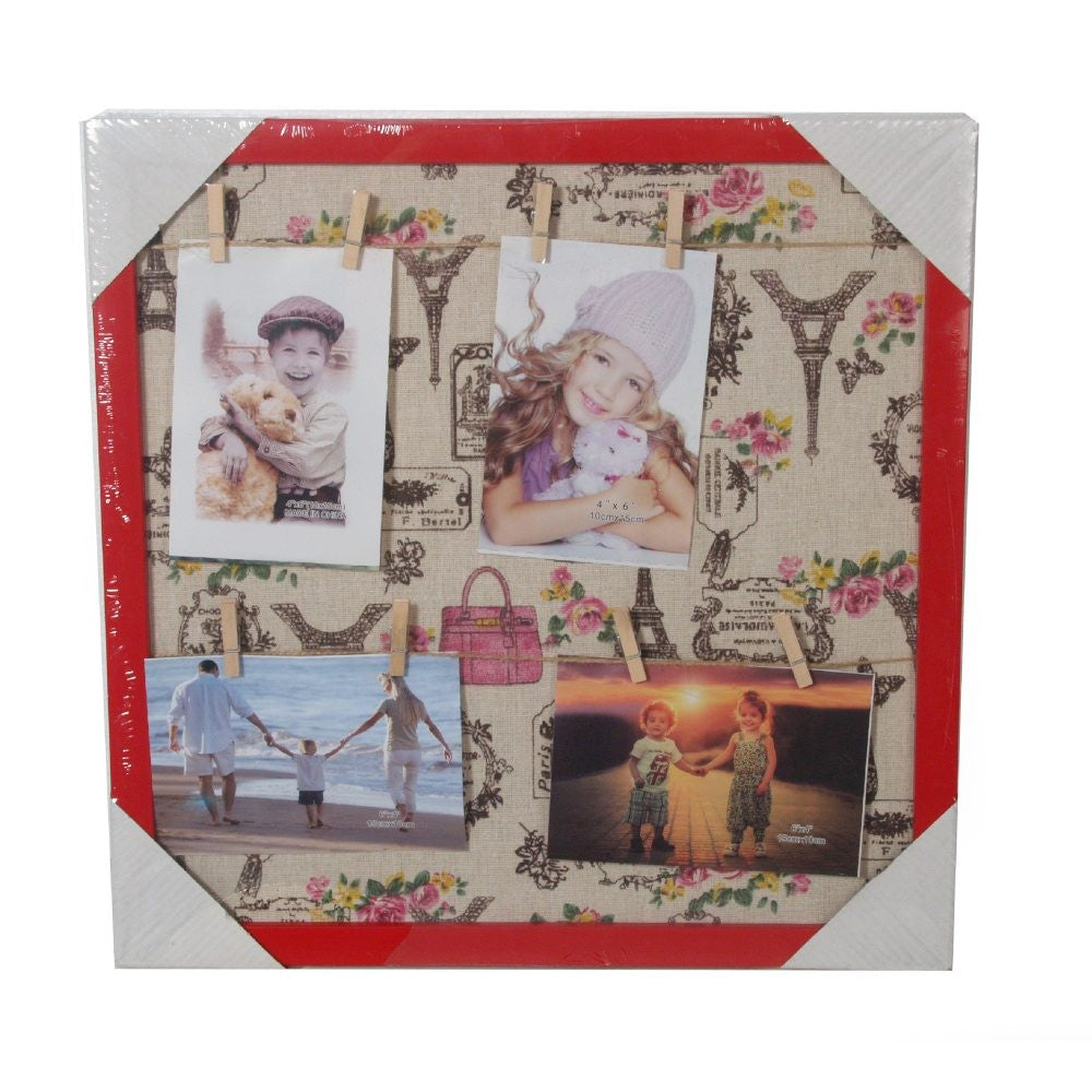 OGO, Large Square Photo Frame for clip hanging Photo Decoration 40x40cm White