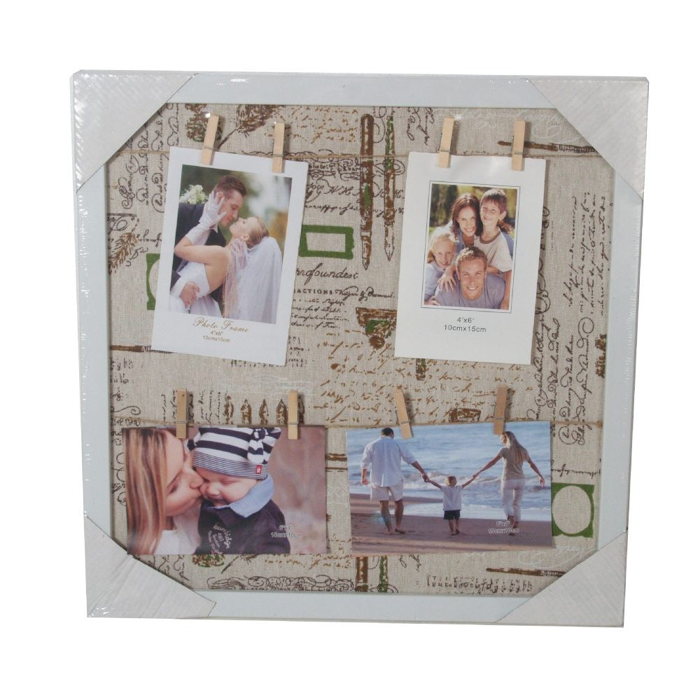 OGO, Large Square Photo Frame for clip hanging Photo Decoration 40x40cm Black