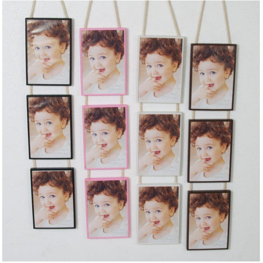 OGO, Multiple Horizontal Photo 3 Color Photo Frames to hang in living or bedroom