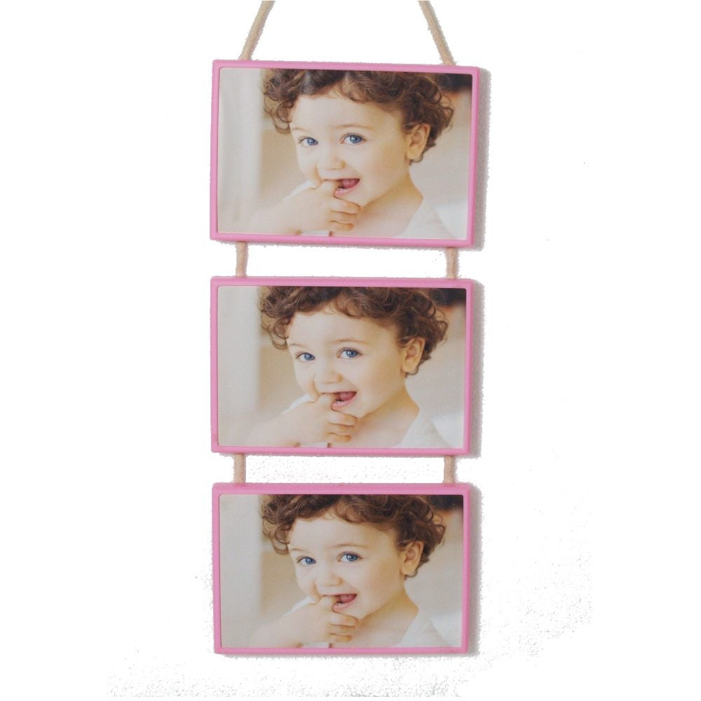 OGO, Multiple Landscape Photo 3 Color Photo Frames to hang in living or bedroom
