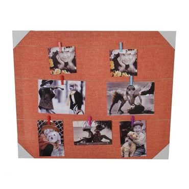 OGO, Pictures Board for wall decoration photo collage with 3 strings and up to 8 clips Green