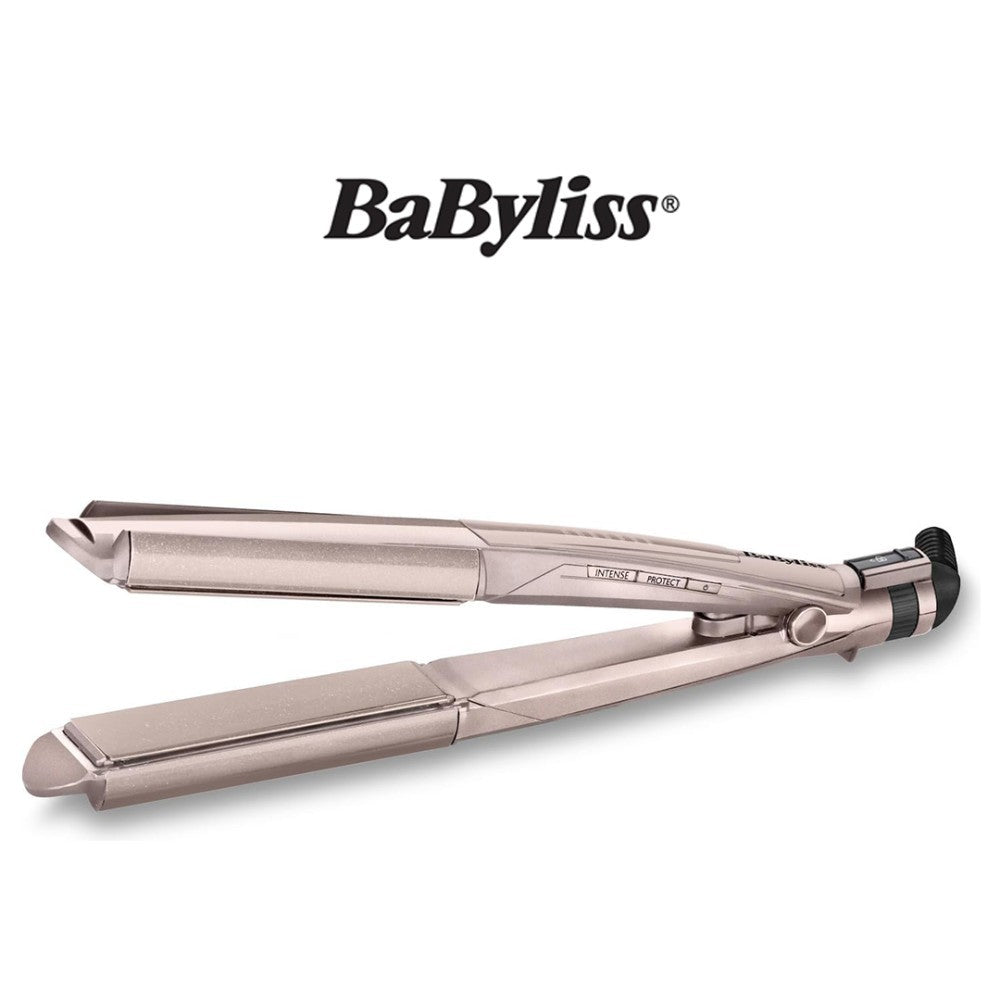 Babyliss, Keratin Shine 2-In-1 Hair Straightener | Keratin Ceramic Coated Plates | Digital Temperature Display | 6 Adjustable Heat Settings (140?C - 230?C) | 30-Second Heat-Up | (St335Ae)