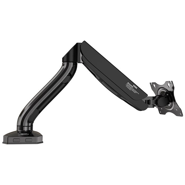 Kaloc, Ds90 Single Desk Monitor Arm, Adjustable Gas Spring & Support Max 32 Inch