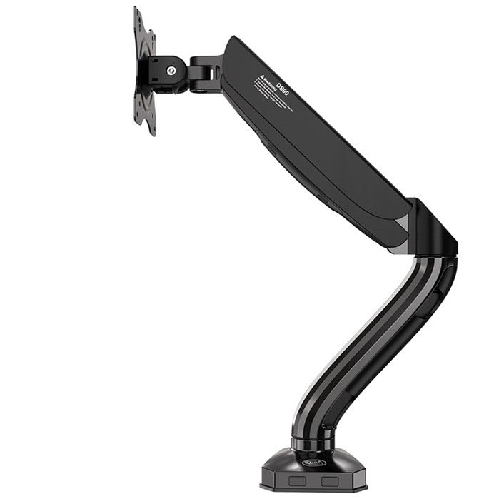 Kaloc, Ds90 Single Desk Monitor Arm, Adjustable Gas Spring & Support Max 32 Inch