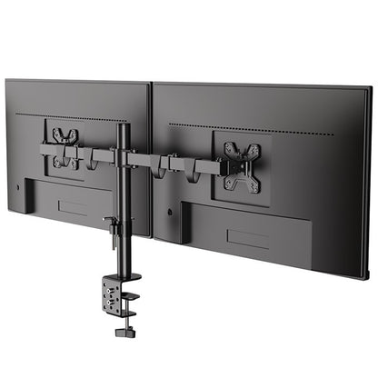 Kaloc, Dw220-J Dual Monitor Desk Mount, Heavy Duty & Fully Adjustable Stand