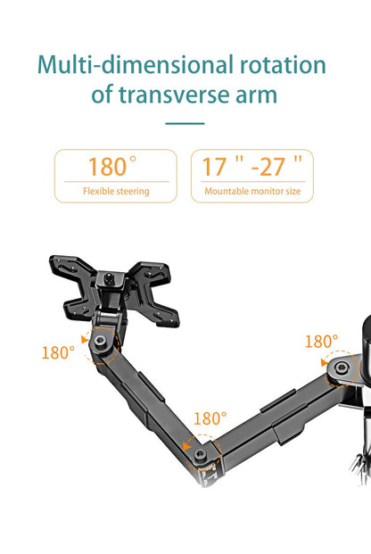 Kaloc, Dw240-J 4 Monitor Desk Mount, Heavy Duty & Fully Adjustable Stand