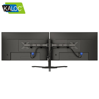 Kaloc, Dw220-T Dual Monitor Desk Mount, Heavy Duty & Fully Adjustable Stand