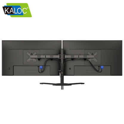 Kaloc, Dw220-T Dual Monitor Desk Mount, Heavy Duty & Fully Adjustable Stand