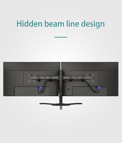 Kaloc, Dw220-T Dual Monitor Desk Mount, Heavy Duty & Fully Adjustable Stand