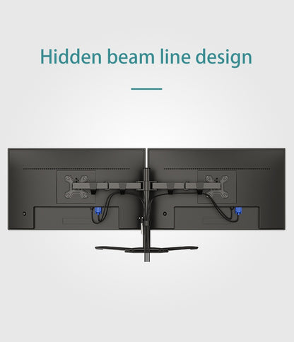 Kaloc, Dw220-T Dual Monitor Desk Mount, Heavy Duty & Fully Adjustable Stand