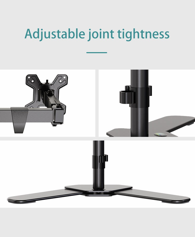 Kaloc, Dw220-T Dual Monitor Desk Mount, Heavy Duty & Fully Adjustable Stand