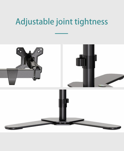 Kaloc, Dw220-T Dual Monitor Desk Mount, Heavy Duty & Fully Adjustable Stand