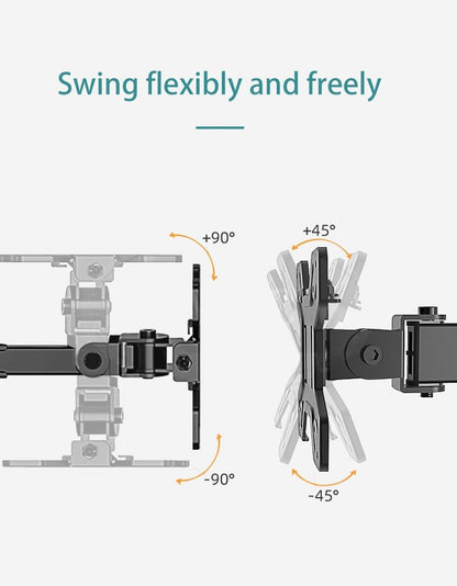 Kaloc, Dw230-T 3 Monitor Desk Mount, Heavy Duty & Fully Adjustable Stand