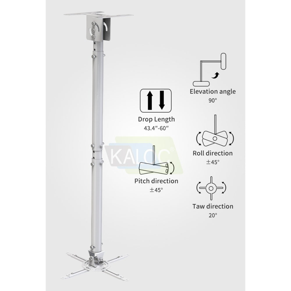 Kaloc, Zeno T818-4W Wall And Ceiling Projector Arm Bracket