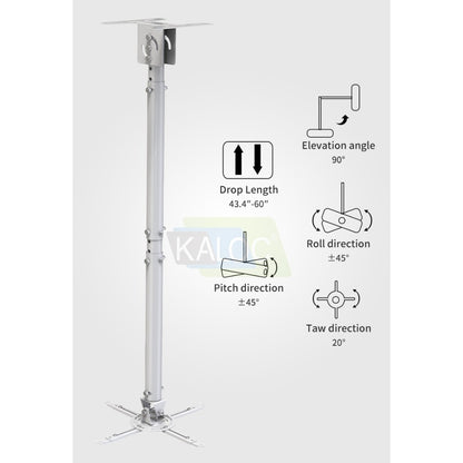 Kaloc, Zeno T818-4W Wall And Ceiling Projector Arm Bracket