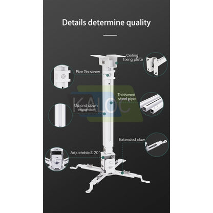 Kaloc, Zeno Pds08-65W Wall And Ceiling Projector Arm Bracker