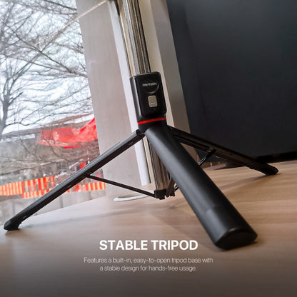 Fantech, Ss170 Selfie Stick ? Extends Up To 1.7M, Bluetooth Remote, 360? Rotation, Lightweight Design, And Stable Design
