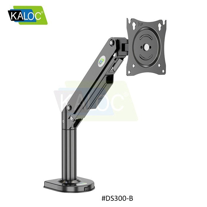 Kaloc, Ds300B Adjustable Single Monitor Arm With Internal Gas Spring Technology For Easy Adjustment, For Screens 17 To 32 Inches