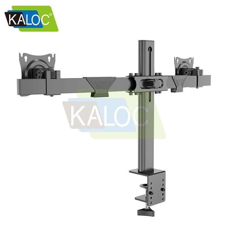 Kaloc, DZ220J Adjustable Horizontal Dual Monitor Arm, for Screens 17 to 32 Inches
