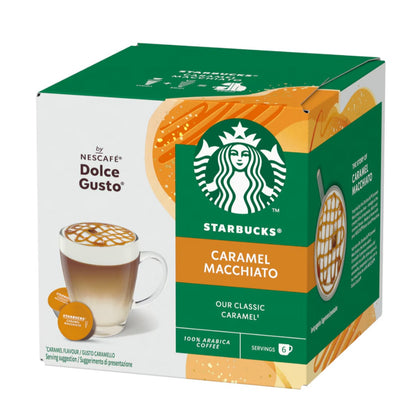 Starbucks Dolce Gusto Pods Caramel Macchiato 127.8G, NESC-26997