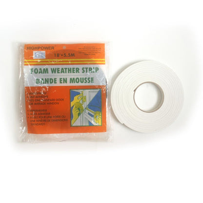 Highpower, White Foam Weather Strip