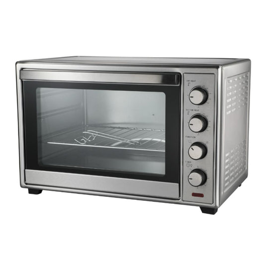 Super Chef, Electric Oven Double Glass W/Fan SS