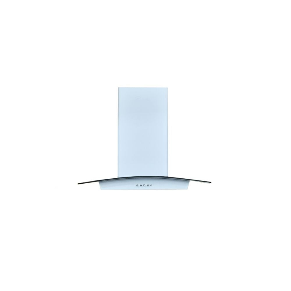 Super Chef, Wall Mounted Hood 60Cm Oval Glass White