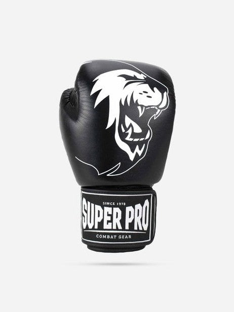 SUPER PRO COMBAT GEAR WARRIOR LEATHER KICKBOXING GLOVES