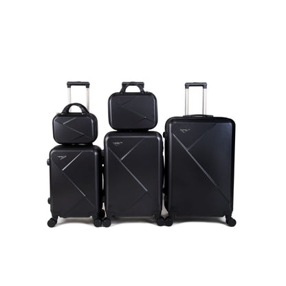 SuperSpace, Fully Lined and Expandable Travel suitcase Hard Cover 4 wheels Luggage 3 Pieces Set, Available in Different Colors