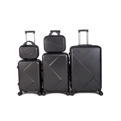 SuperSpace, Fully Lined and Expandable Travel suitcase Hard Cover 4 wheels Luggage 3 Pieces Set, Available in Different Colors