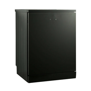 France Dishwasher, 15 Settings, 9 Programs, Auto Open Door - [Black Glass], FRN-D11054BGL