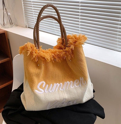Svibes, Women'S Beach Bag, Handbag Shoulder Bag, Yellow, Available in Different Colors