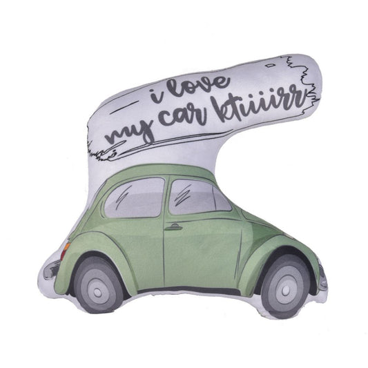 Smile Yalla, Shaped Pillow, I Love My Car Ktiiiirr