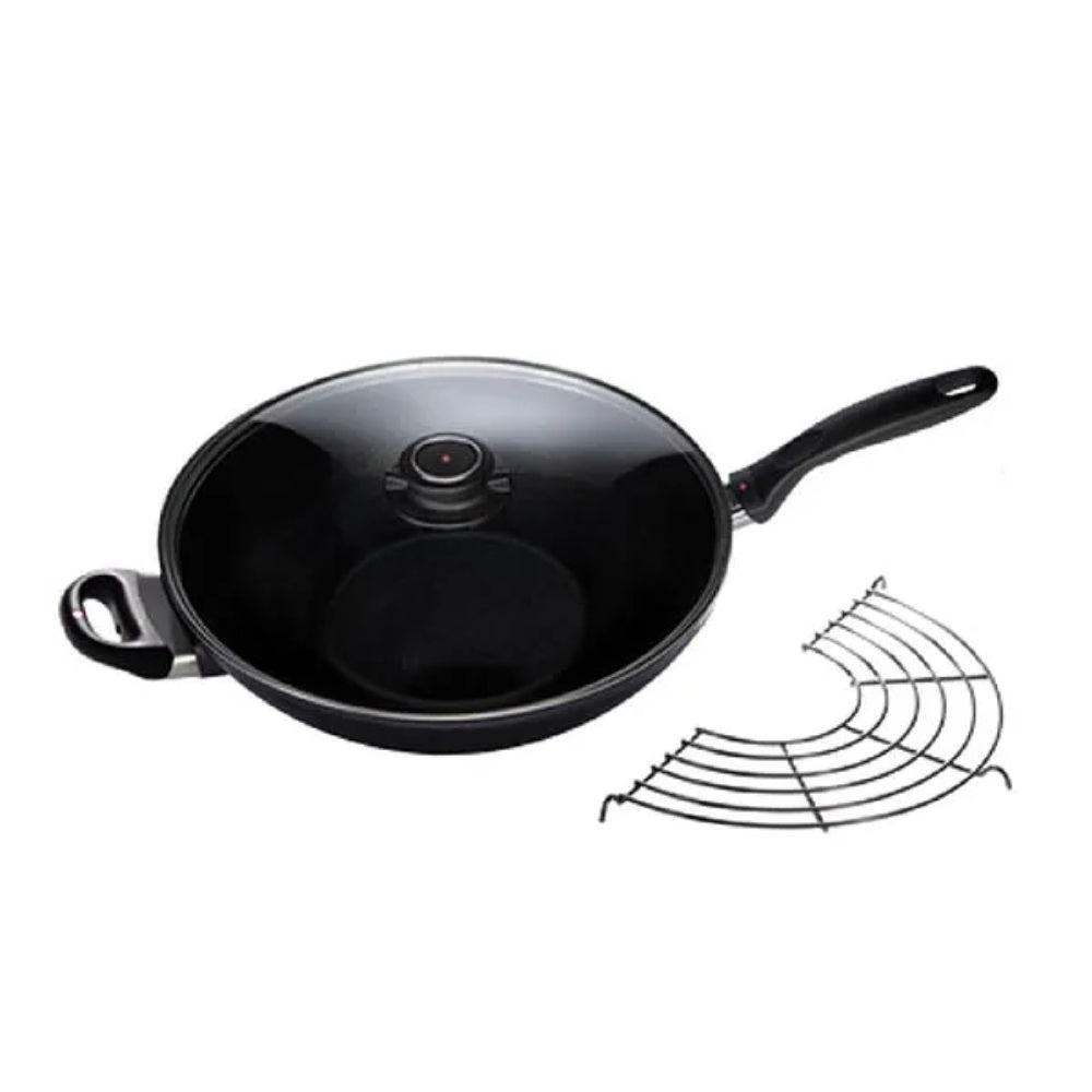 Swiss Diamond XD Wok With LID And Rack - 32cm (5L), XD61132C