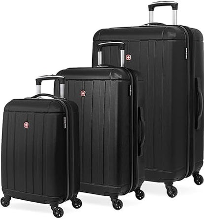 Swissgear, Hardside Expandable Luggage With Spinner Wheels, 3-Piece Set, Available in Different Colors
